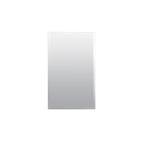 Project Source 16-in x 26-in Rectangle Surface/Recessed Frameless Mirrored Medicine Cabinet