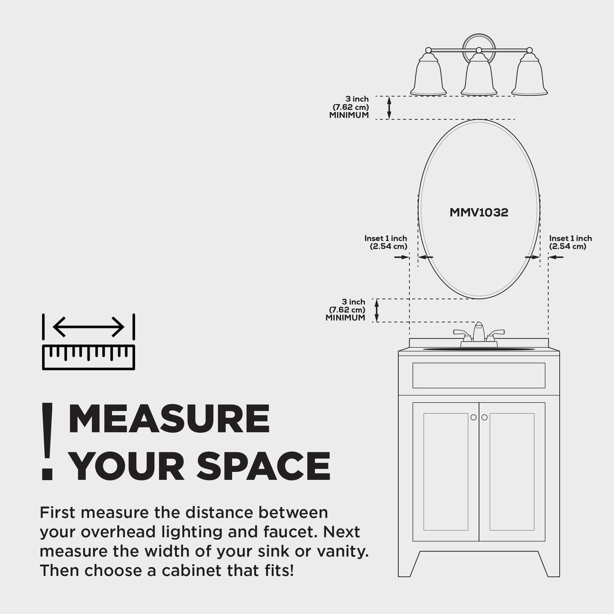 allen + roth 21-in x 31-in Surface Mount Frameless Mirrored Oval Medicine Cabinet