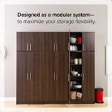 Prepac Elite 32-in W x 65-in H Wood Composite Espresso Freestanding Utility Storage Cabinet