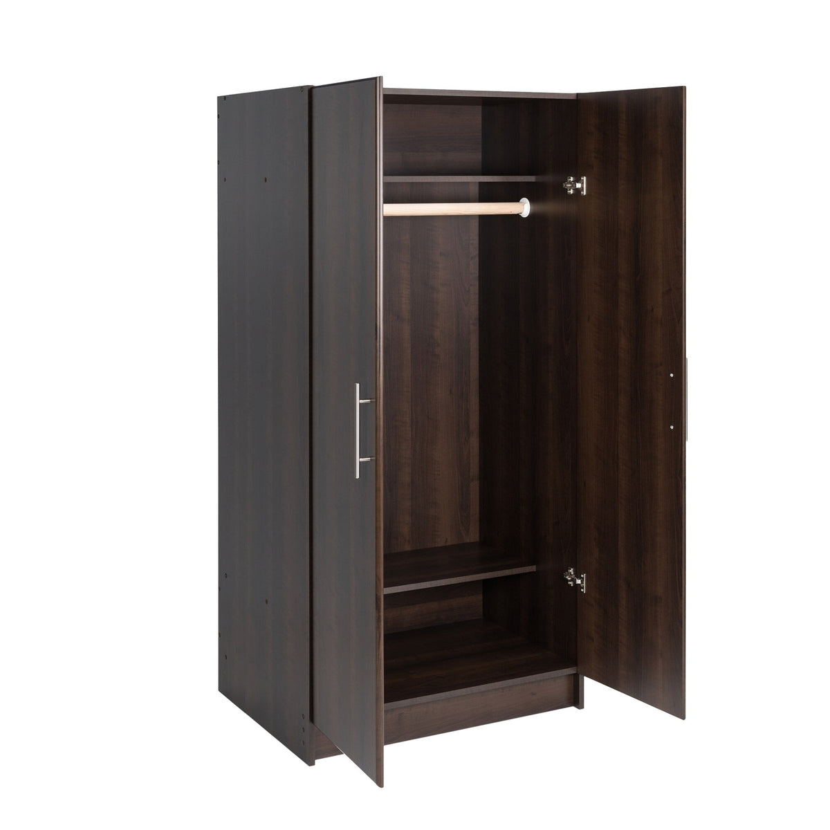 Prepac Elite 32-in W x 65-in H Wood Composite Espresso Freestanding Utility Storage Cabinet