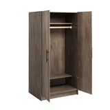 Prepac Elite 32-in W x 65-in H Wood Composite Drifted Gray Freestanding Utility Storage Cabinet