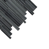 Elida Ceramica Glassy Terrain 12-in x 12-in Glossy Glass Linear Mosaic Wall Tile