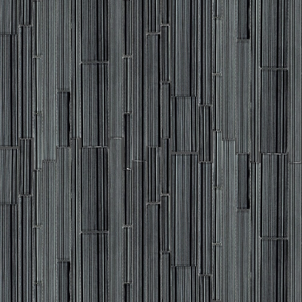 Elida Ceramica Glassy Terrain 12-in x 12-in Glossy Glass Linear Mosaic Wall Tile