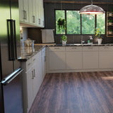 Project Source Woodfin Oak 7.59-in W x 4.23-ft L Embossed Wood Plank Laminate Flooring