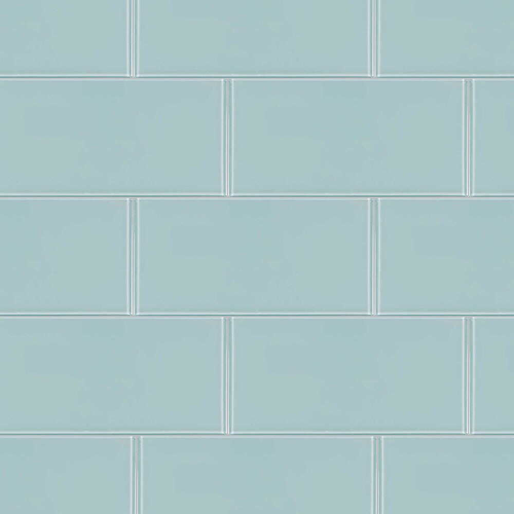 Elida Ceramica Skylight Subway 3-in x 8-in Glossy Glass Subway Wall Tile