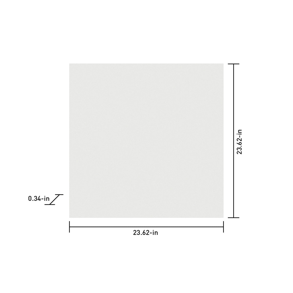 Satori Windsor White 24-in x 24-in Polished Porcelain Floor and Wall Tile (3.87-sq. ft/ Piece)