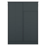 SINOFURN Antique Blue Hall Tree with Bench, Cabinet, Shelves, and Hooks - 73.2-in H x 52.7-in L x 15.7-in D