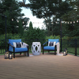 Deckorators ALX 2.5-in x 2.5-in x 6-ft Textured Black Aluminum Deck Post Extension