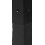 Deckorators ALX 2.5-in x 2.5-in x 6-ft Textured Black Aluminum Deck Post Extension