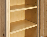 Project Source Branson 15-in W x 36-in H x 12-in D Hickory Wall Fully Assembled Cabinet (Recessed Panel Shaker Door Style)