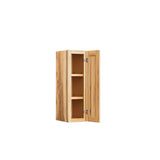 Project Source Branson 9-in W x 30-in H x 12-in D Hickory Wall Fully Assembled Cabinet (Recessed Panel Shaker Door Style)