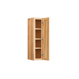 Project Source Branson 9-in W x 36-in H x 12-in D Hickory Wall Fully Assembled Cabinet (Recessed Panel Shaker Door Style)