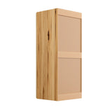 Project Source Branson 9-in W x 36-in H x 12-in D Hickory Wall Fully Assembled Cabinet (Recessed Panel Shaker Door Style)