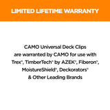 CAMO Edge Clip 1.75-in Black Hidden Deck Fastener 50-sq ft (90-Pack)