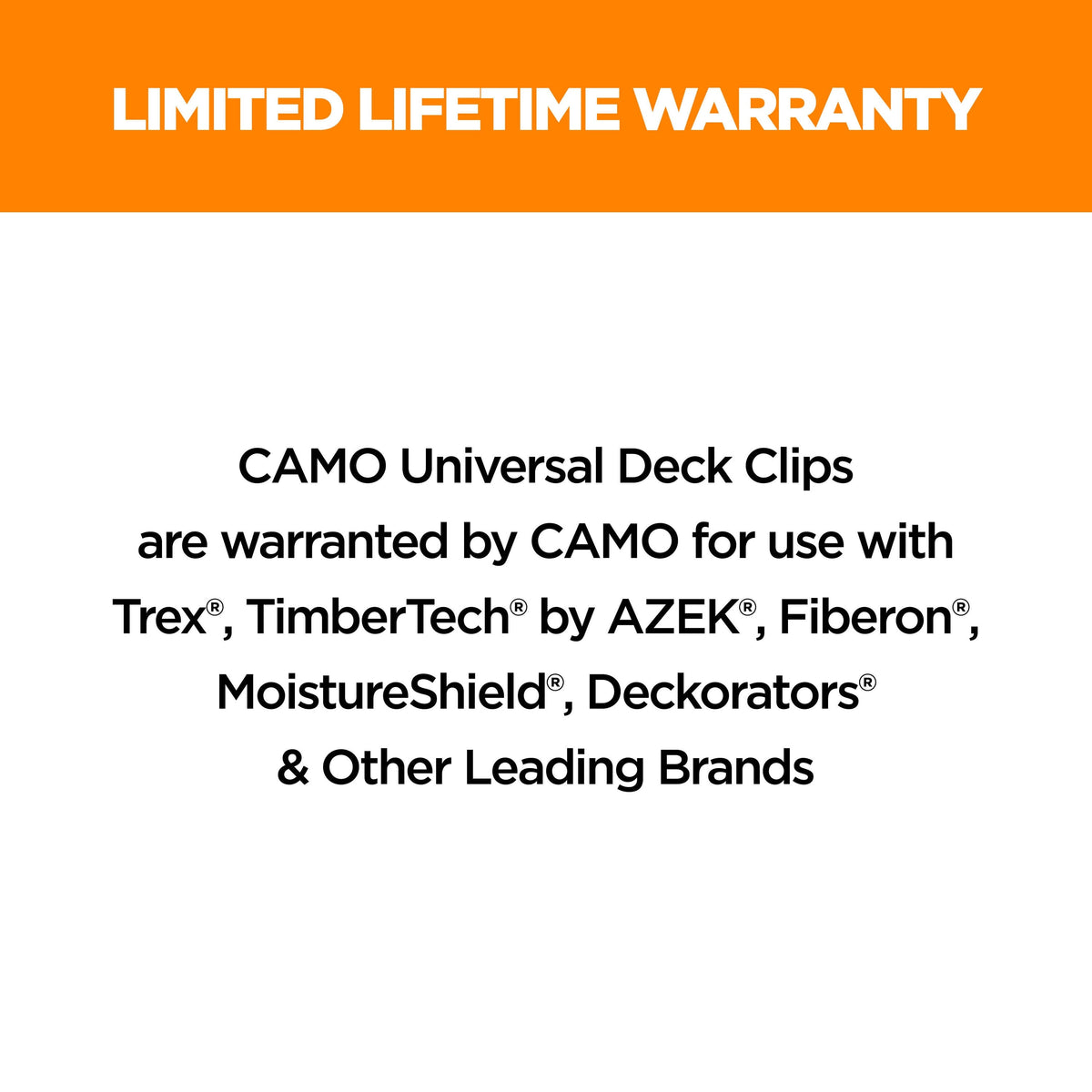 CAMO Edge Clip 1.75-in 316 Stainless Steel Hidden Deck Fastener 250-sq ft (450-Pack)