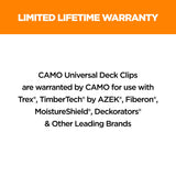 CAMO Edge Clip 1.75-in 316 Stainless Steel Hidden Deck Fastener 500-sq ft (900-Pack)