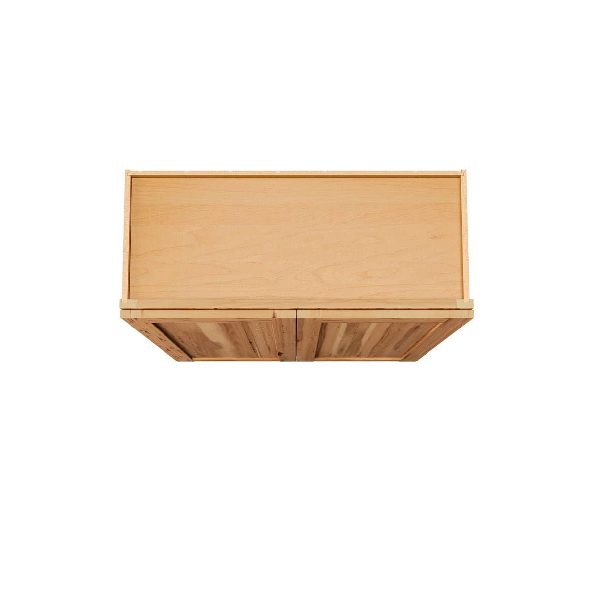 Project Source Branson 36-in W x 15-in H x 12-in D Hickory Wall Fully Assembled Cabinet (Recessed Panel Shaker Door Style)