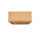 Project Source Branson 36-in W x 15-in H x 12-in D Hickory Wall Fully Assembled Cabinet (Recessed Panel Shaker Door Style)