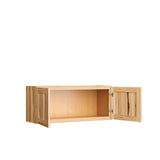 Project Source Branson 36-in W x 15-in H x 12-in D Hickory Wall Fully Assembled Cabinet (Recessed Panel Shaker Door Style)
