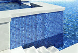 Apollo Tile Nirvana Blue 12-in x 12-in Polished Glass Uniform Squares Floor and Wall Tile (4.43-sq. ft/ Carton)