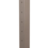 Deckorators Contemporary Cable 2.5-in x 2.5-in x 4-1/2-ft Textured Bronze Aluminum Deck Middle Stair Post