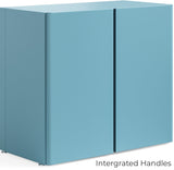 Everest 36-in W x 31-in H Steel Modern Blue Freestanding Utility Storage Cabinet
