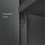 Everest 36-in W x 31-in H Steel Graphite Gray Freestanding Utility Storage Cabinet