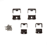 Deckorators 5.0625-in x 2.5-in Contemporary Aluminum Weathered Brown Aluminum Rail Bracket (4-Pack)