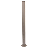 Deckorators Contemporary Cable 2.5-in x 2.5-in x 4-ft Textured Bronze Aluminum Deck Middle Stair Post