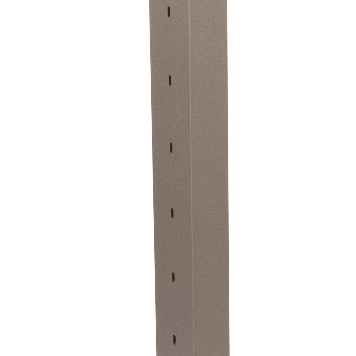 Deckorators Contemporary Cable 2.5-in x 2.5-in x 4-ft Textured Bronze Aluminum Deck Middle Stair Post