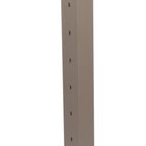 Deckorators Contemporary Cable 2.5-in x 2.5-in x 4-ft Textured Bronze Aluminum Deck Middle Stair Post