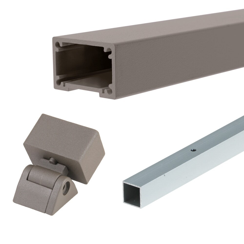 Deckorators Contemporary Cable 6-ft x 2-in Textured Bronze Aluminum Deck Stair Cable Rail Kit