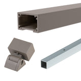 Deckorators Contemporary Cable 6-ft x 2-in Textured Bronze Aluminum Deck Stair Cable Rail Kit