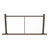 Deckorators Contemporary Cable 6-ft x 36-in Textured Bronze Aluminum Deck Cable Rail Kit