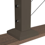 Deckorators Contemporary Cable 8-ft x 2-in Textured Bronze Aluminum Deck Stair Cable Rail Kit