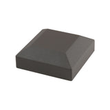 Deckorators Rapid Rail 2.5-in x 2.5-in x 4-1/2-ft Matte Black Aluminum Deck Bottom Stair Post