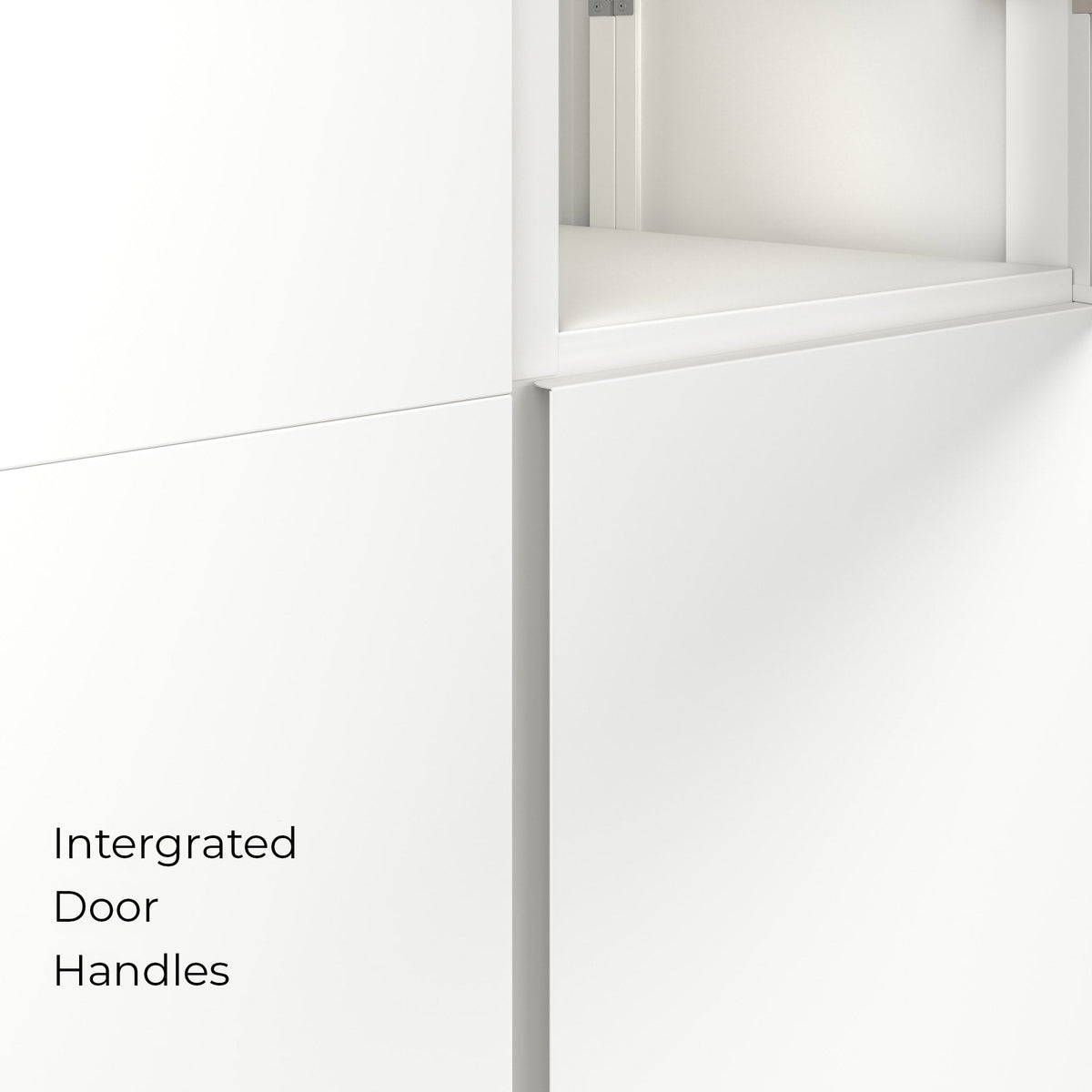 Everest 36-in W x 74-in H Steel Cloud White Freestanding Utility Storage Cabinet