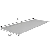 Sunscape 2-ft x 8-ft Corrugated Solar Grey Polycarbonate Roof Panel