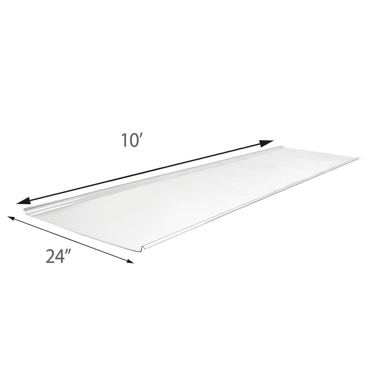 Sunscape 2-ft x 10-ft Corrugated Clear Polycarbonate Roof Panel