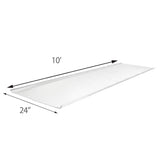 Sunscape 2-ft x 10-ft Corrugated Clear Polycarbonate Roof Panel