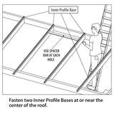 Sunscape 0.274-ft x 12-ft Corrugated Silver Polycarbonate Roof Panel