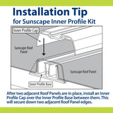 Sunscape 0.274-ft x 12-ft Corrugated Silver Polycarbonate Roof Panel
