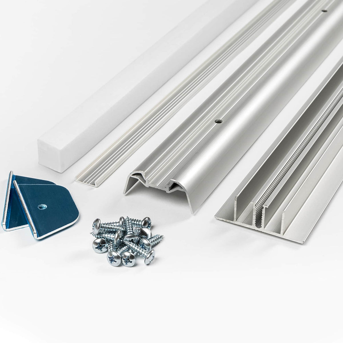Sunscape 0.274-ft x 8-ft Corrugated Silver Polycarbonate Roof Panel