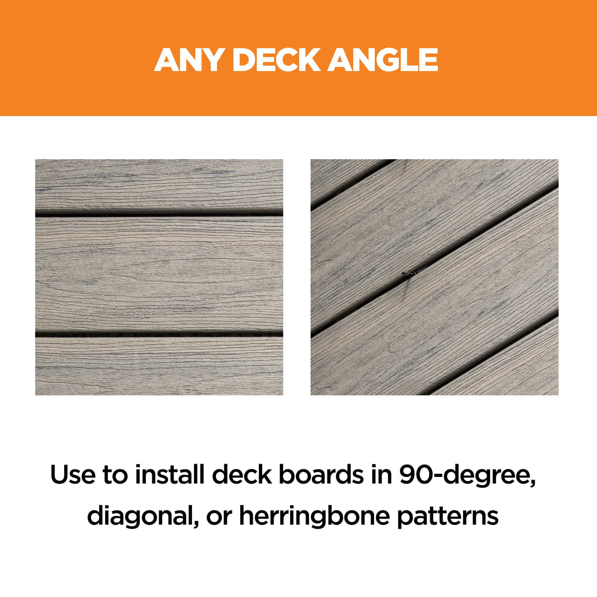 CAMO Wedge clip and ClipDrive Decking Tool Bundle 1.75-in 316 Stainless Steel Hidden Deck Fastener 1000-sq ft (1800-Pack)