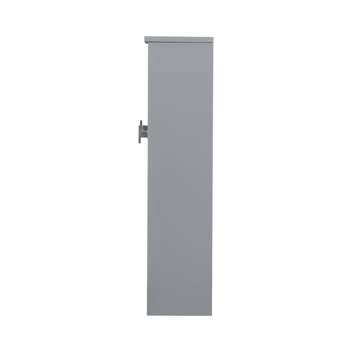 DELUXE LIVING 35-in x 28.7-in x 6.7-in Gray Soft Close Bathroom Wall Cabinet