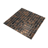 Apollo Tile Mingles Dark Brown 12-in x 12-in Glossy Glass Uniform Squares Floor and Wall Tile (20-sq. ft/ Carton)