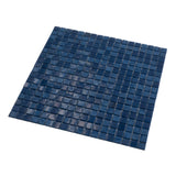 Apollo Tile Skosh Navy Blue 11-1/2-in x 11-1/2-in Glossy Glass Uniform Squares Floor and Wall Tile (18.69-sq. ft/ Carton)