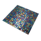 Apollo Tile Skosh Shimmer Multi Blue 11-1/2-in x 11-1/2-in Glossy Glass Uniform Squares Floor and Wall Tile (18.69-sq. ft/ Carton)