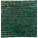 Apollo Tile Skosh Bottle Green 11-1/2-in x 11-1/2-in Glossy Glass Uniform Squares Floor and Wall Tile (18.69-sq. ft/ Carton)