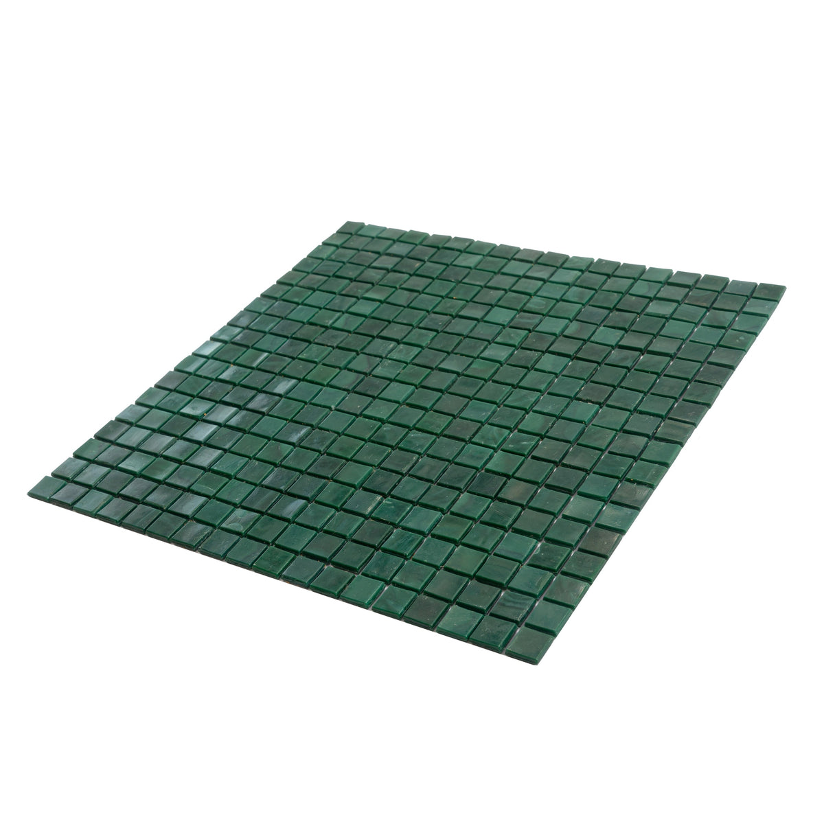 Apollo Tile Skosh Bottle Green 11-1/2-in x 11-1/2-in Glossy Glass Uniform Squares Floor and Wall Tile (18.69-sq. ft/ Carton)